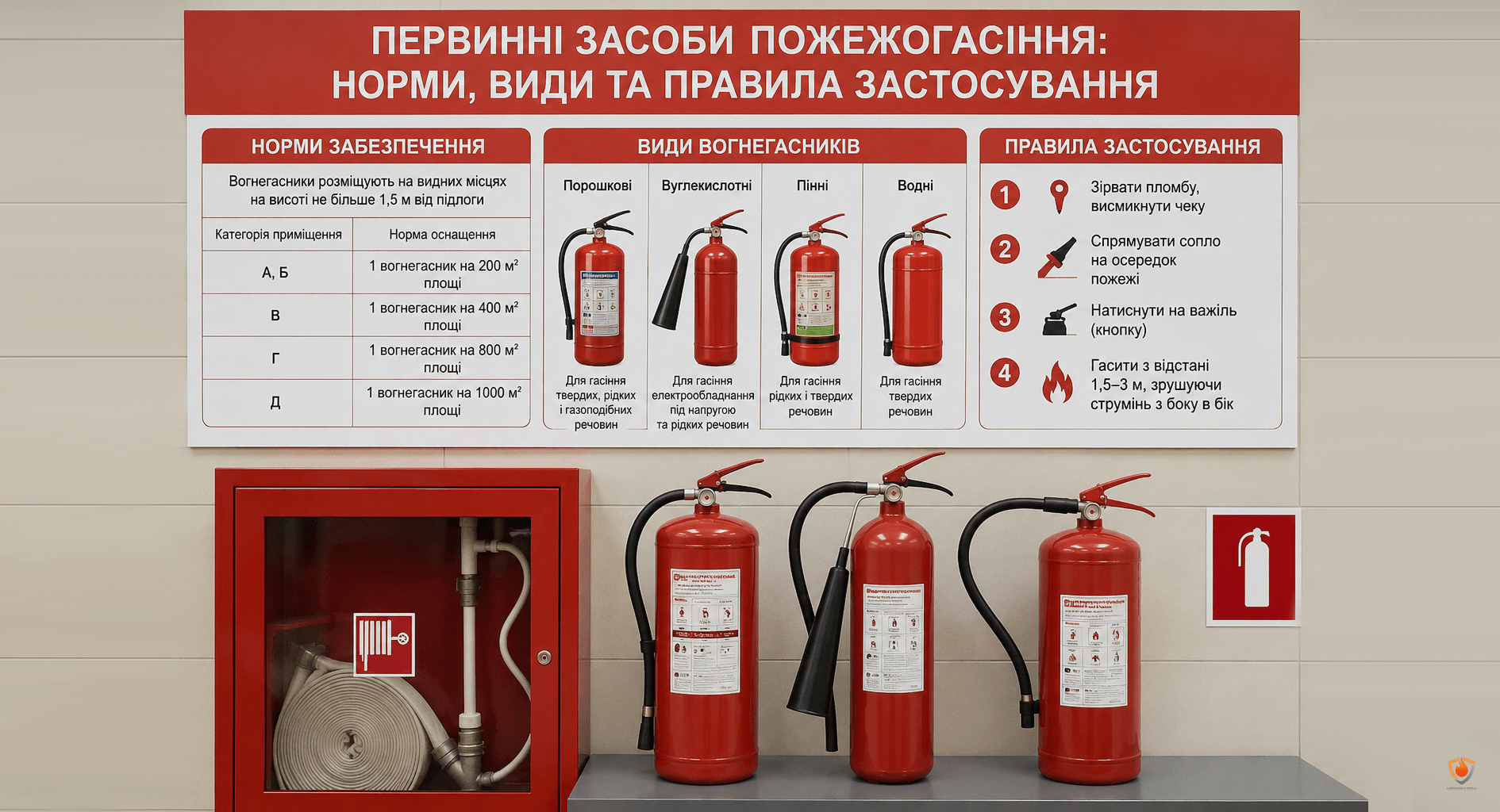 Первинні засоби пожежогасіння